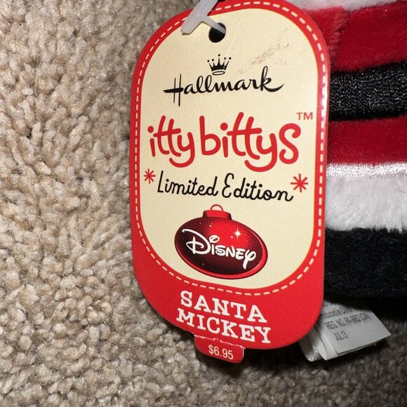 Disney Ltd Edition Mickey Mouse & Daisy Hallmark Christmas Itty Bittys 5” NWT - Picture 2 of 4